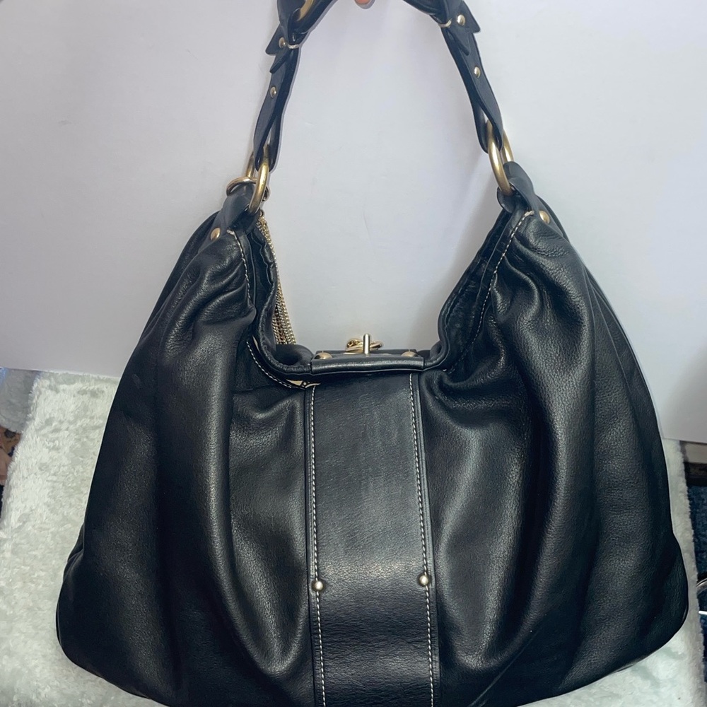 Vintage Juicy Couture Leather Hobo - Picture 3 of 17